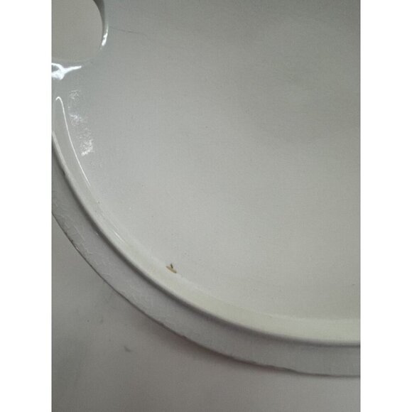 Antique Johnson Brothers Soup Tureen Ironstone with Matching Ladle White - Picture 15 of 16